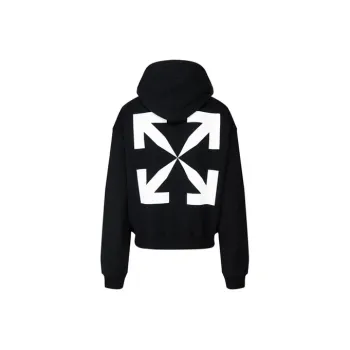OFF WHITE FW20 Fall Sweatshirt Loose Fit Men's Black