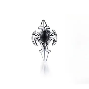 ZWU Titanium Steel Stud Earrings Unisex