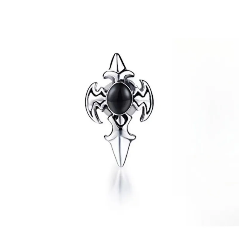 ZWU Titanium Steel Stud Earrings Unisex-0