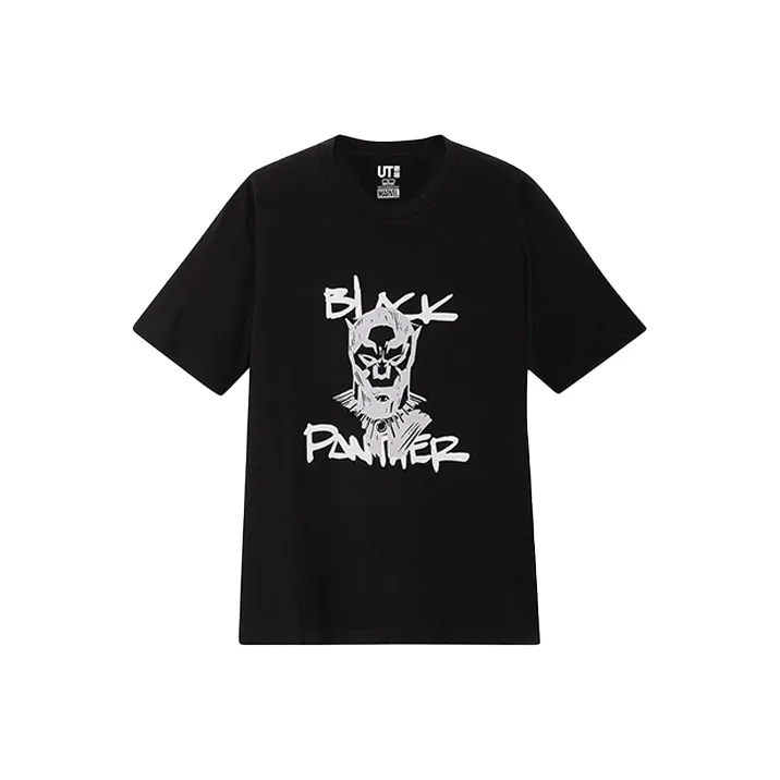 UNIQLO Straight T Shirt Unisex Black-0