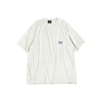 Needles Short Sleeve Papillon Pocket T Shirt