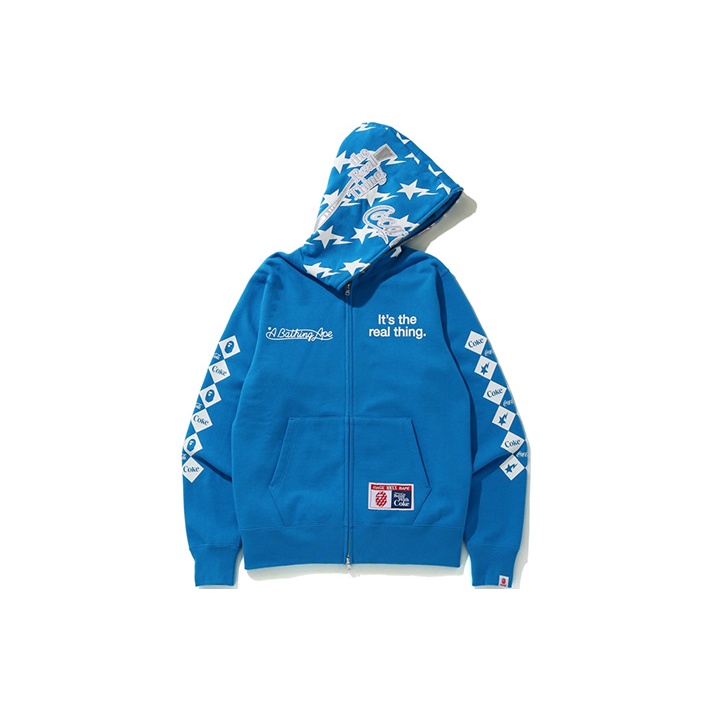 A BATHING APE X Coca Cola Full Zip Hoodie - POIZON
