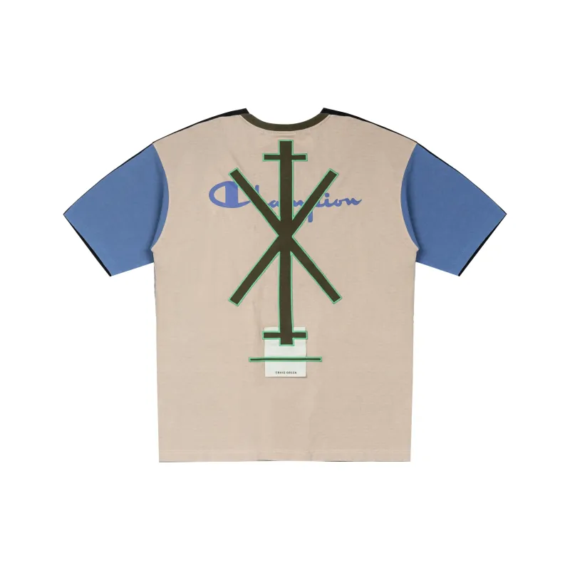 Craig Green X Champion T-Shirts Unisex Purple Patchwork-0