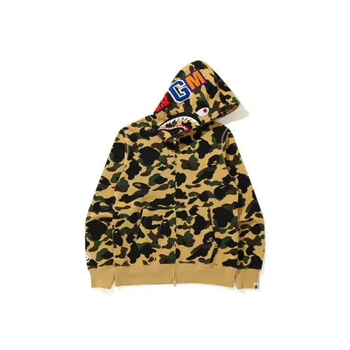 A BATHING APE 1st Camo Quilting Wide Full Zip Hoodie
