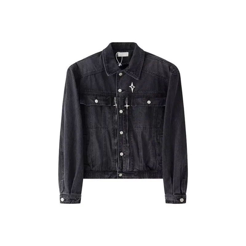 PAINT STAIN Denim Jacket Unisex-0