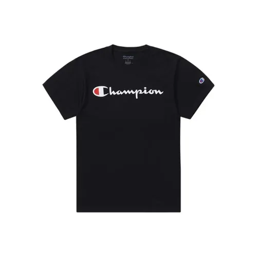 Champion T Shirt US Version Unisex Black