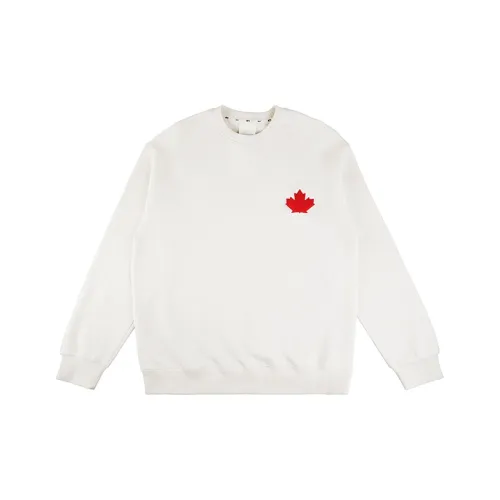 MLB Sweatshirts Unisex Ivory White
