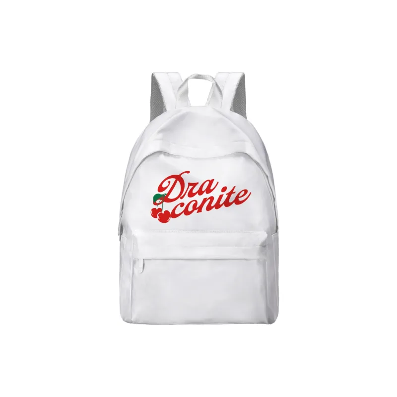DRACONITE Polyester Backpack Laptop Bags Unisex White-6
