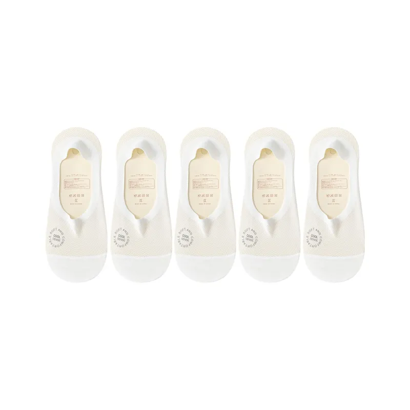 Caramella No Show Socks Women's 5 Pack-6