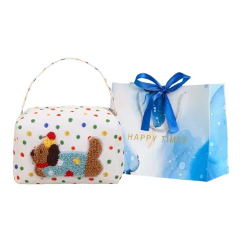 ROUNDOT PU Handbag Regular Women's Ecru