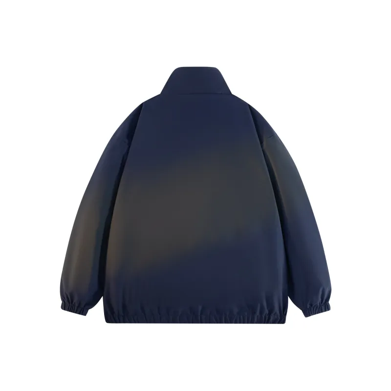 Warrior Huichao Riding The Wind Collection Jacket Unisex Navy Blue-2