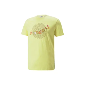 PUMA Britto T Shirts Unisex Yellow