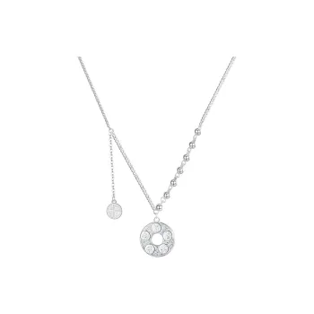 Heart Grass 999 Fine Silver Necklaces Women's