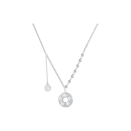 Heart Grass 999 Fine Silver Necklaces Women's