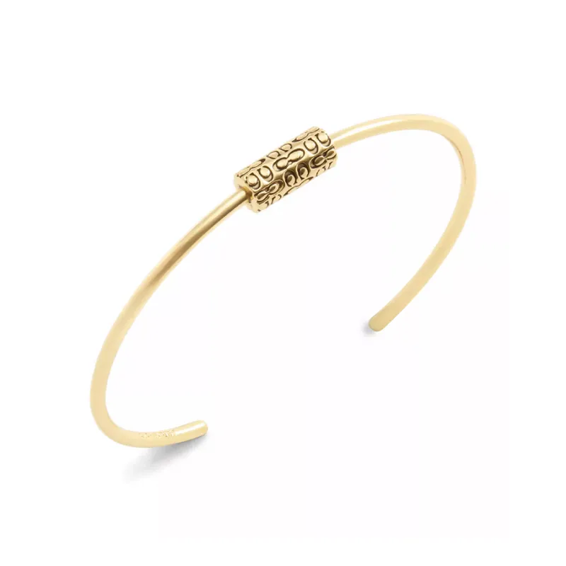 COACH Brass Plated Bangles Women's Gold-1