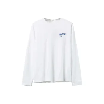 AFFIX FW21 Straight Long-Sleeved T-Shirt Men's White
