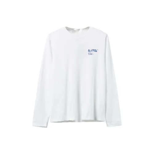 AFFIX FW21 Straight Long-Sleeved T-Shirt Men's White