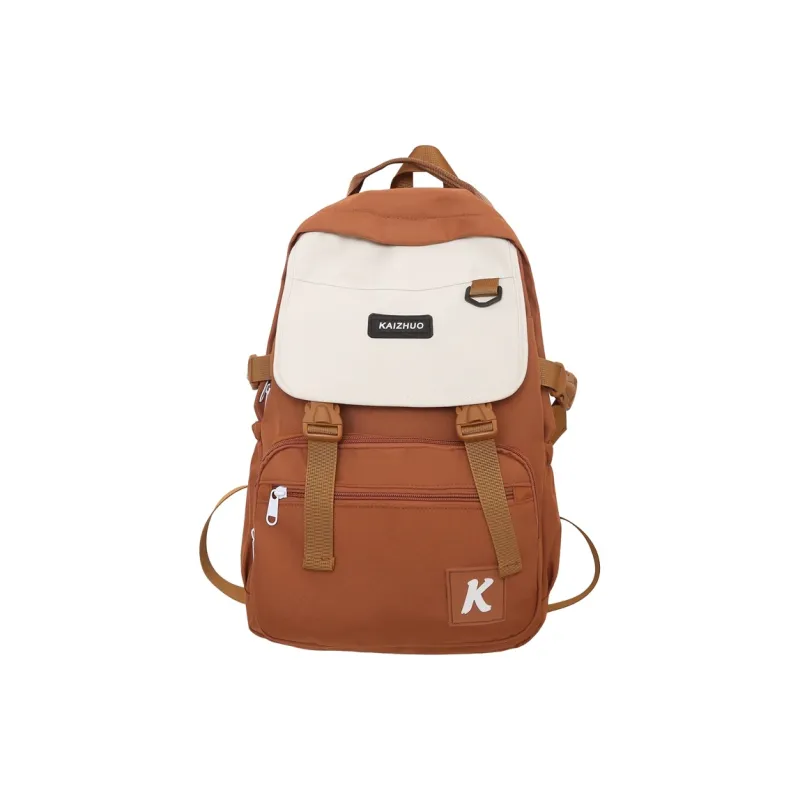 Travel Nylon Backpack Unisex Multicolor-18
