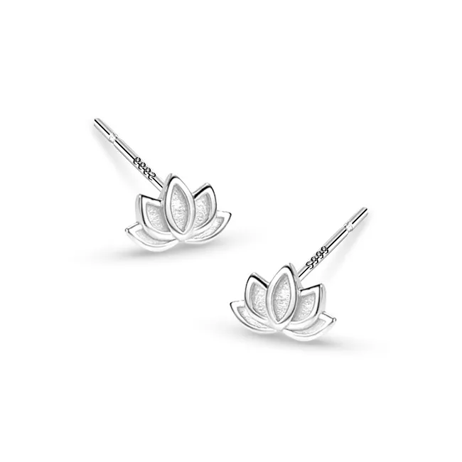 ETAHLOVE S 999 Fine Silver Stud Earrings Women's-0