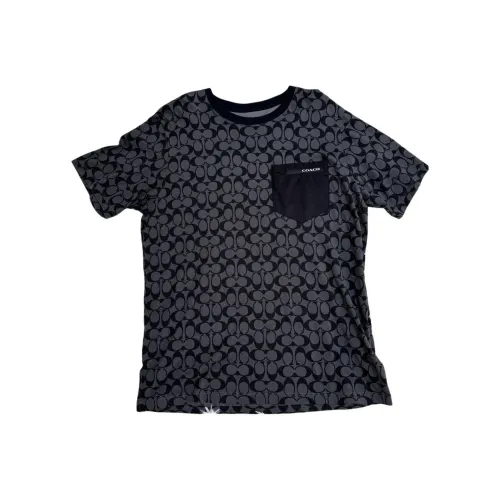 COACH T Shirts Men Black