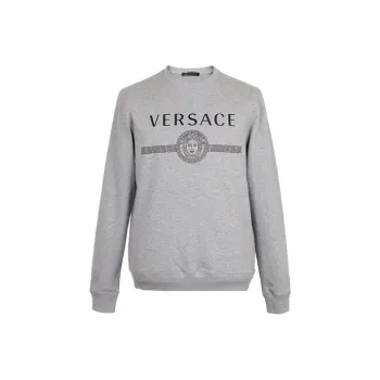 VERSACE Sweatshirts Men Gray