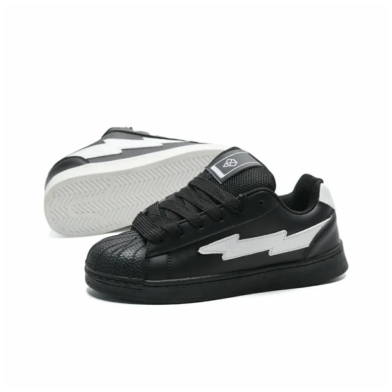 KAAVER OTTO Wear-Resistant Lightweight Breathable Support Height Increasing Low-Top Skateboard Shoes Unisex Box-36