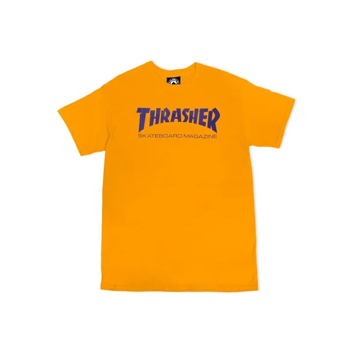 Thrasher T-Shirts Unisex Yellow-0