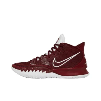 Nike Kyrie 7 Anti Slip Wear Resistant Mid Top Basketball Shoes Men's Red