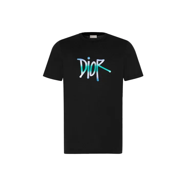 DIOR Quarterly New Products T Shirts Men Black-0