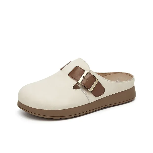 DAPHNE Rubber Sole Abrasion Resistant Wrap toe Slippers Women's-1