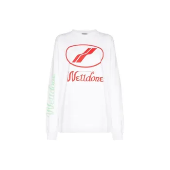 WE11DONE Logo Print Sweatshirt