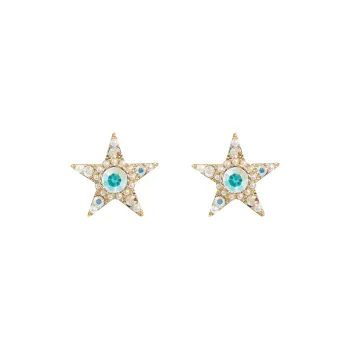 KEYS VIA Copper Alloy Faux Pearl Rhinestone 925 Sterling Silver Needle Stud Earrings Women's