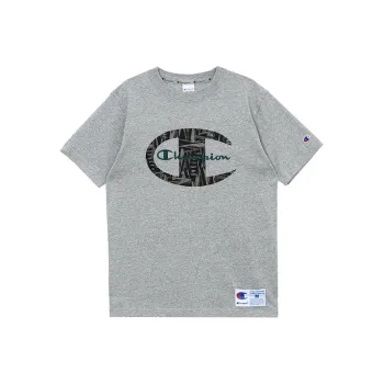 Champion T Shirts Unisex Gray