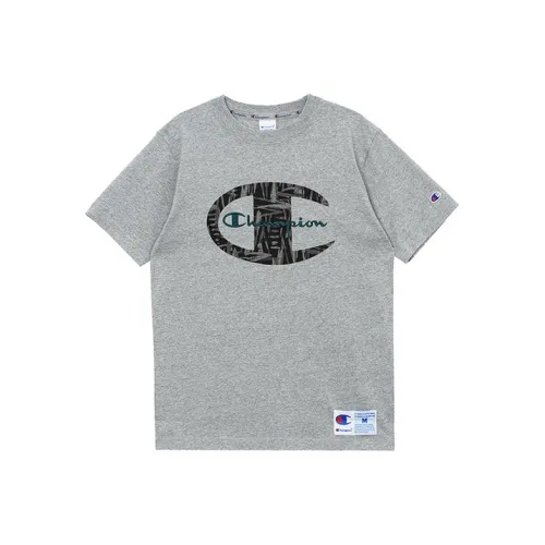 Champion T Shirts Unisex Gray