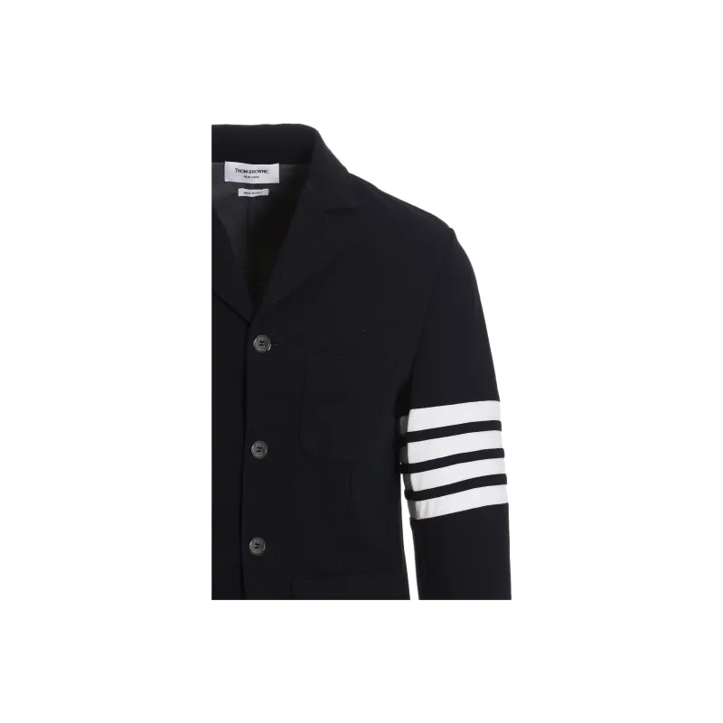 THOM BROWNE 4 Bar Single breasted Blazer-5