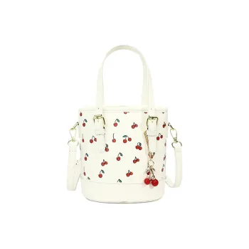 SWIMADE PU Handbag Regular Women's White/Burgundy/Yellow