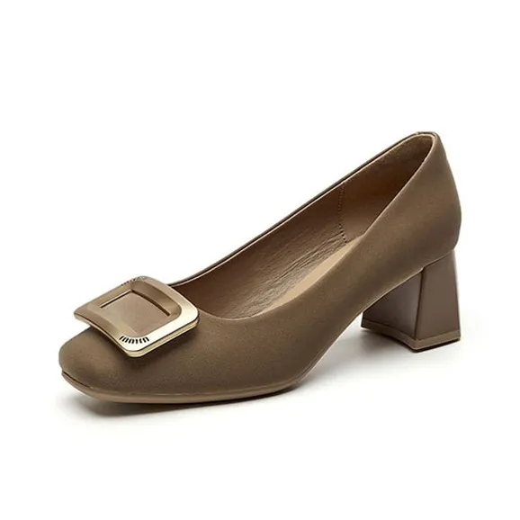 DAPHNE Chunky Heel High Heels Women's-4