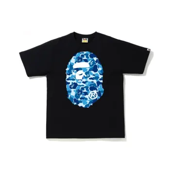 A BATHING APE Reflector Abc Big Ape Head Tee