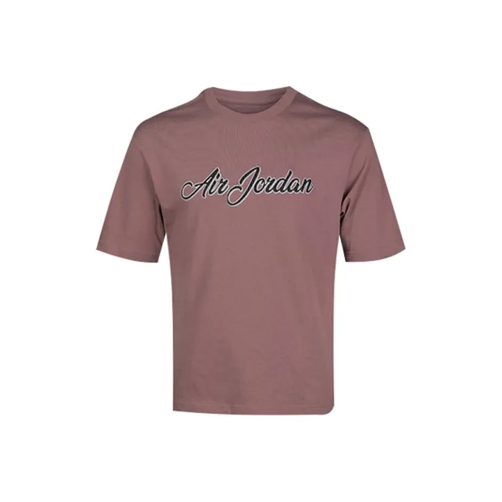 Jordan Set-in Sleeve T-Shirt Men's Purple Gray-0