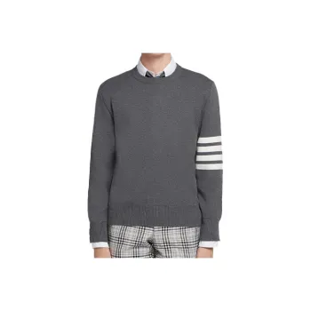THOM BROWNE 4 Bar Crewneck Jumper