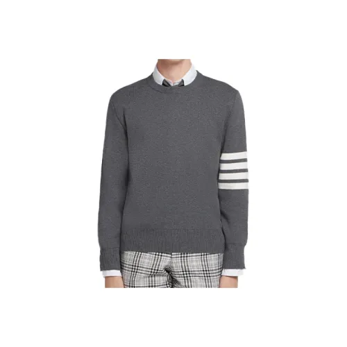 THOM BROWNE 4 Bar Crewneck Jumper