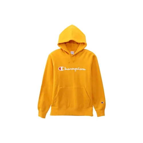 Champion Sweatshirt Japan Version Men's Yellow