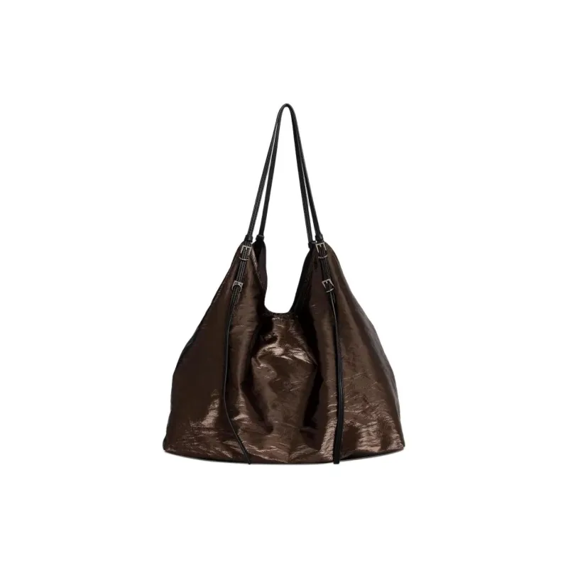 Kikawa Card Fabric Tote Bag, Shopping Bag, Shoulder Bag Medium Size Women's Gold-4