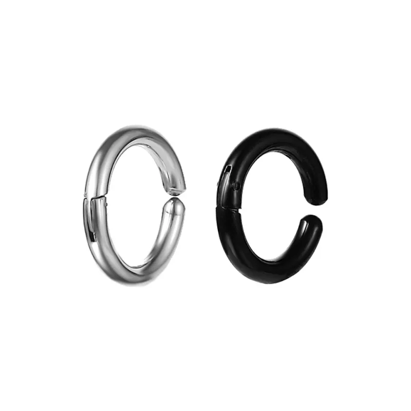 MISS XIA JWY Titanium Steel Clip On Earrings Unisex-8