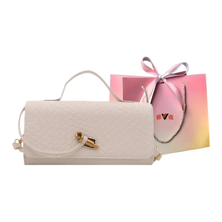 Yalu PU Shoulder Bag, Crossbody Bag, Handbag Regular Women's White/Black/Red-0