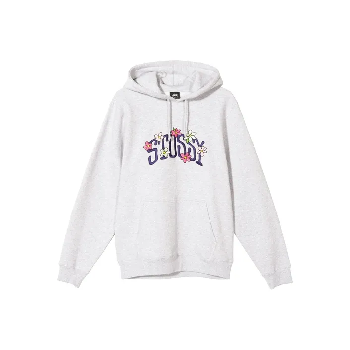 Stussy Collegiate Floral Applique Hoodie-2