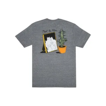 RIPNDIP Straight T Shirt Unisex Gray