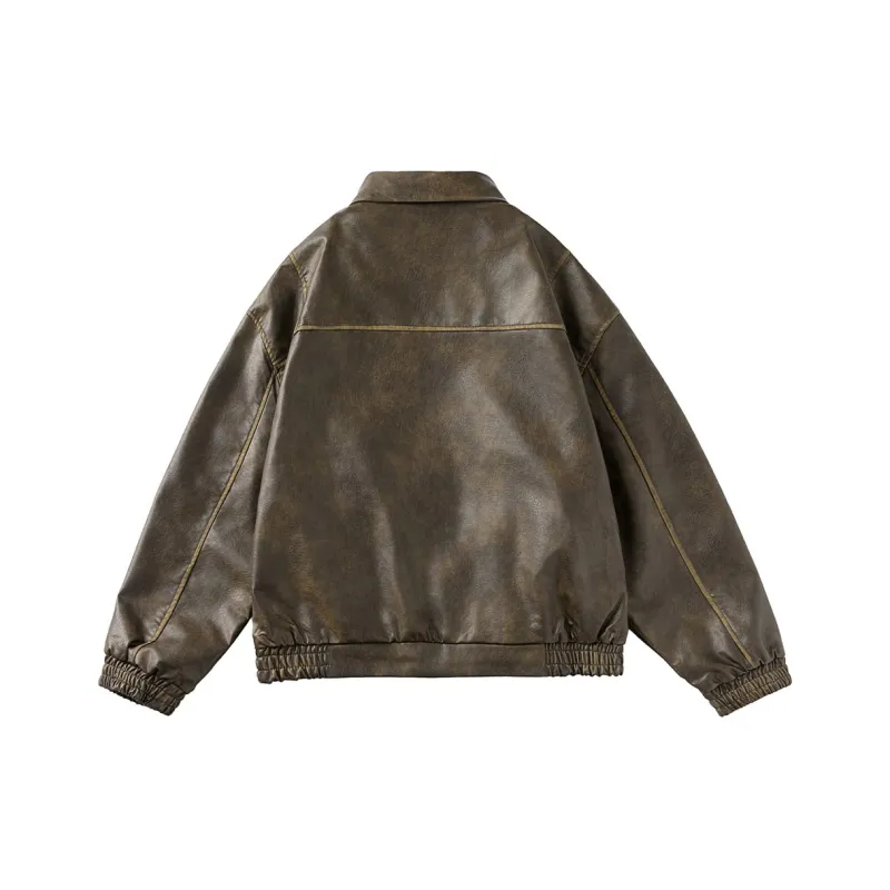 ZONEiD Leather Jackets Unisex-8