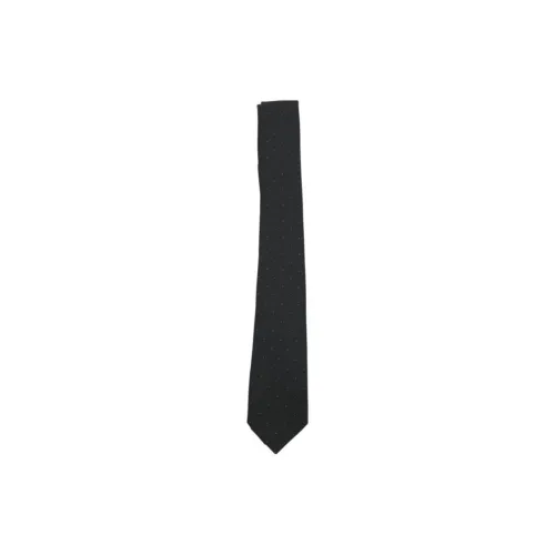 SAINT LAURENT Silk Ties Men's Black