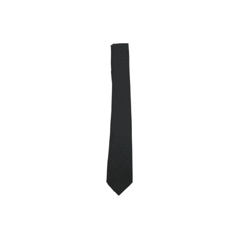 SAINT LAURENT Silk Ties Men's Black-0
